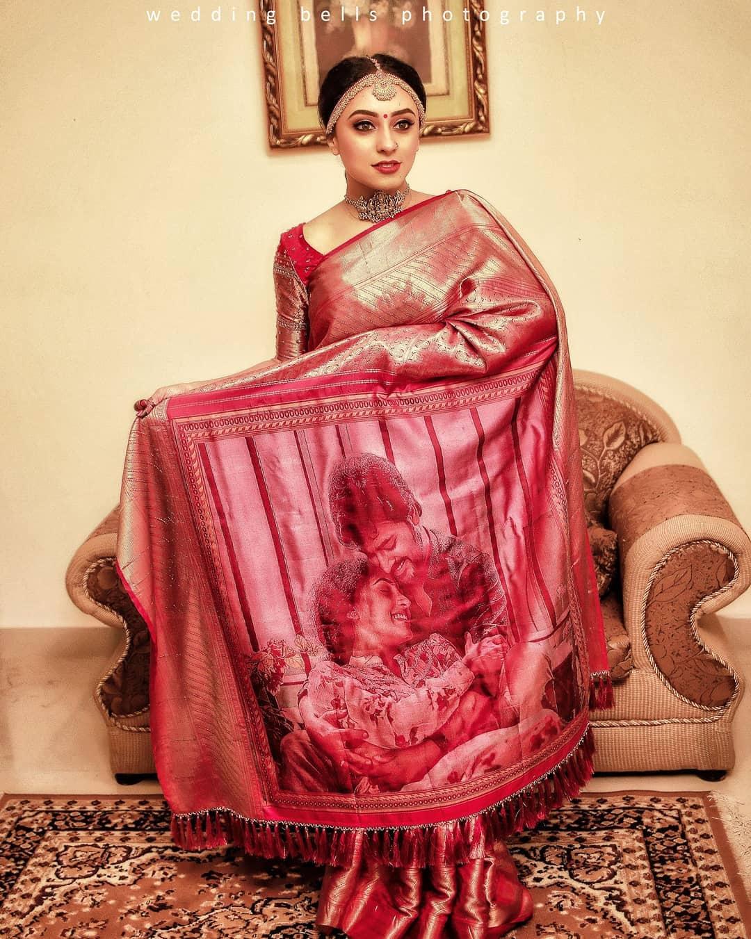 Sadhika Venugopal in wedding saree photoshoot - South Indian Actress