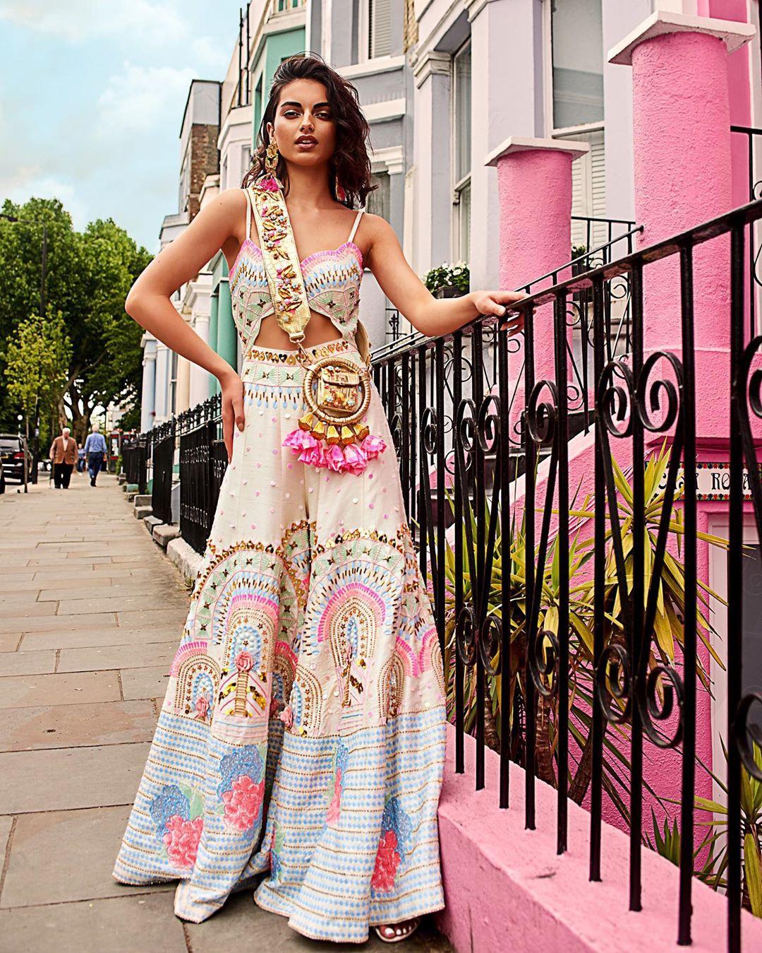 Quirky Owl Printed Jumpsuit With Embroidered Shrug