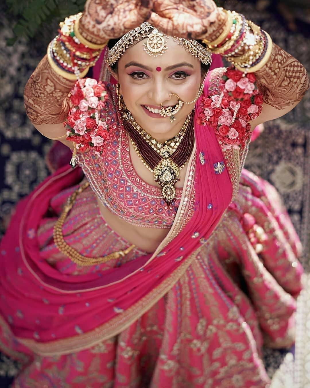 Photo of Light pink lehenga matching choora | Indian bridal dress,  Sabyasachi lehenga bridal, Indian bridal outfits