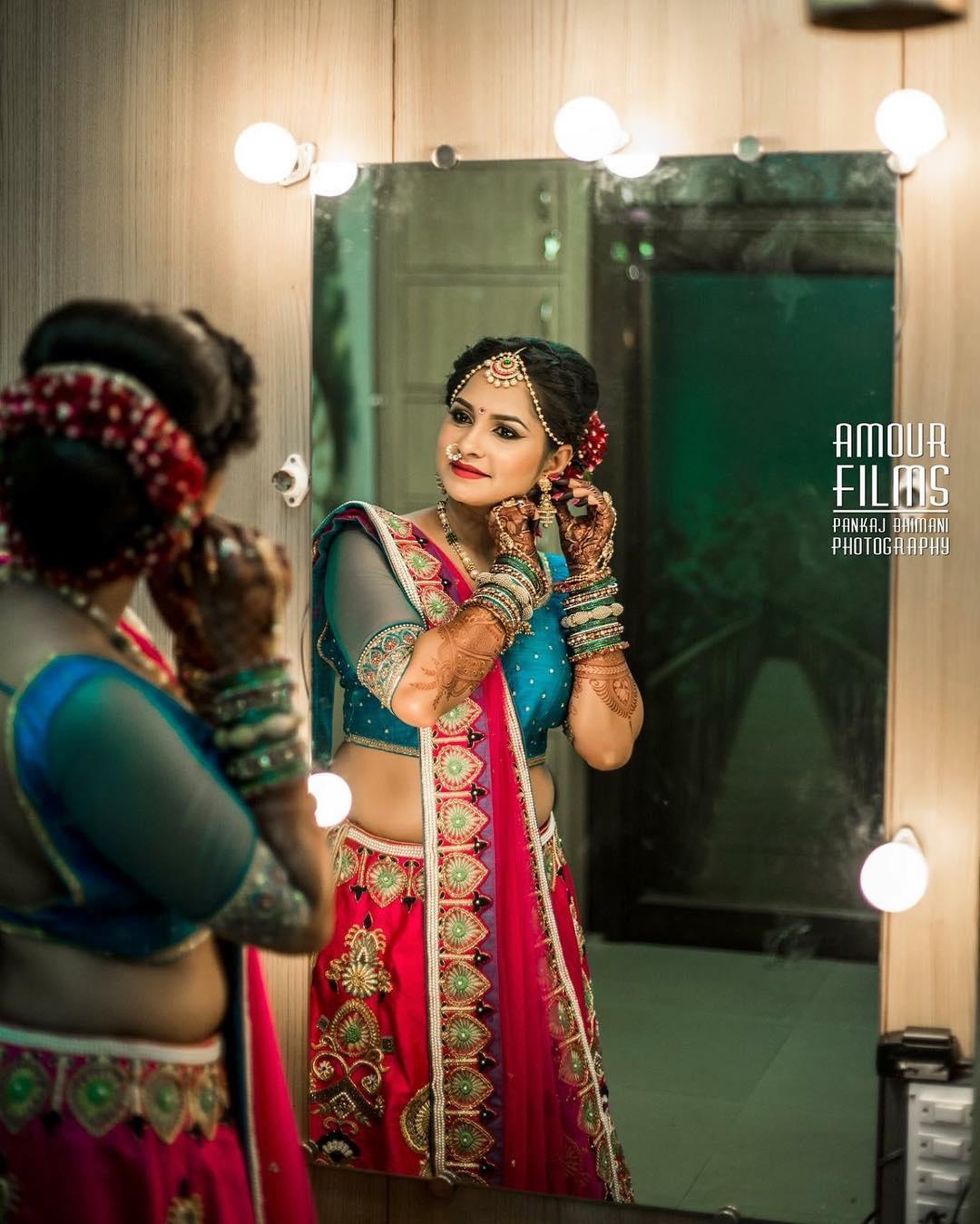 Red cotton mirror work gujarati garba ghagra navratri lehenga chaniya choli  | Chaniya choli, Navratri, Navratri chaniya choli