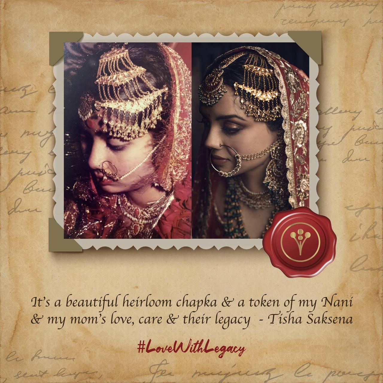 Fashion Designer, Tisha Saksena and Her Mom and Nani's Wedding Looks 