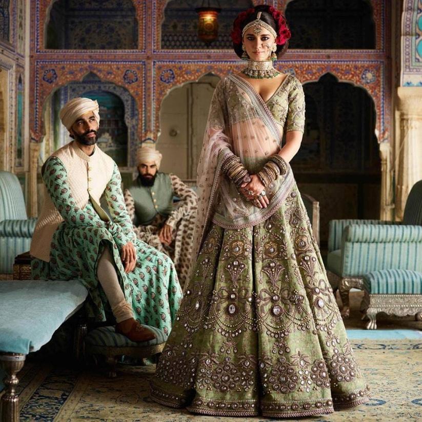 Sabyasachi Offwhite Lehenga Choli | Ethnic Plus