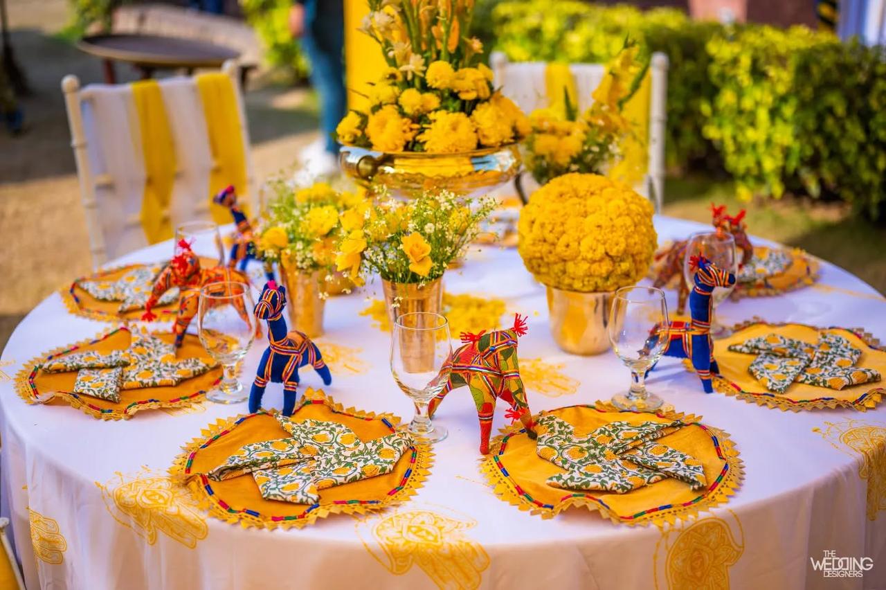 Table Decoration for Diwali