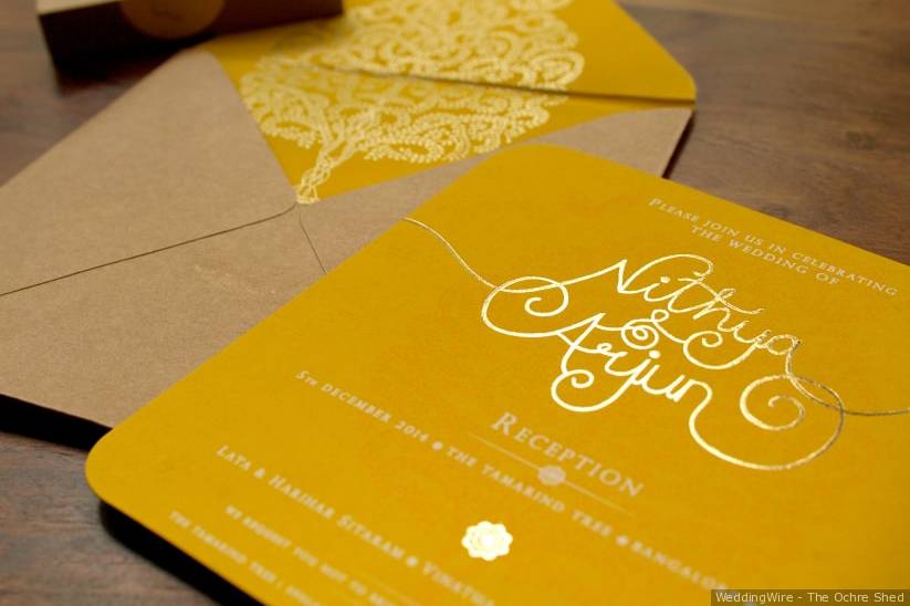 Impressive Wedding Card Matter in English 
