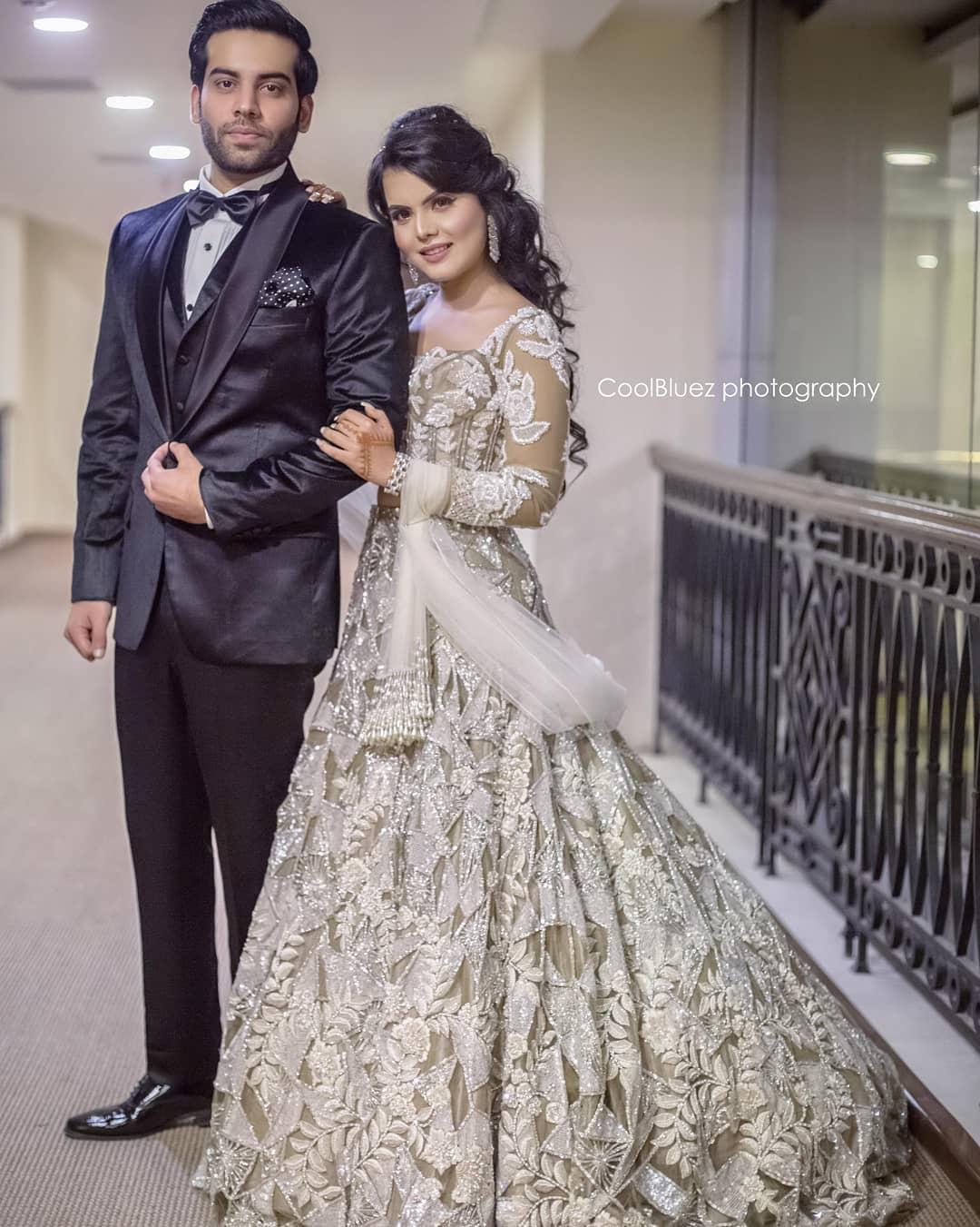 20 Gorgeous Cocktail dresses and Reception gowns we spotted on Indian brides!  | Bridal Wear | Wedding Blog