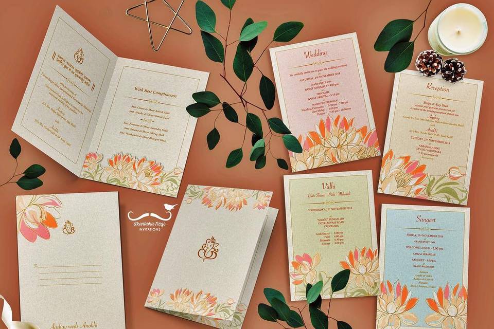 Wedding Card Ideas to Make the D-day Invites a Class Apart