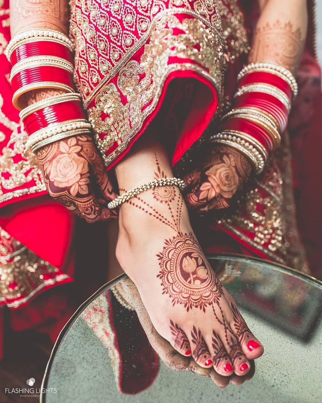 pakistani mehndi designs for feet