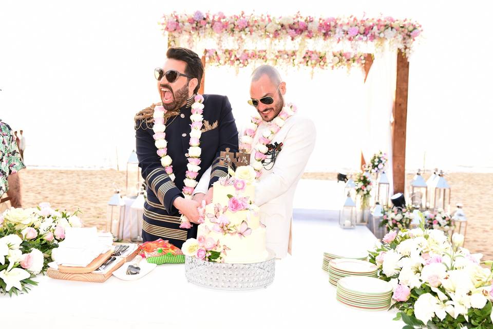 Same Sex Wedding Story of Keshav Suri and Cyril Feuillebois