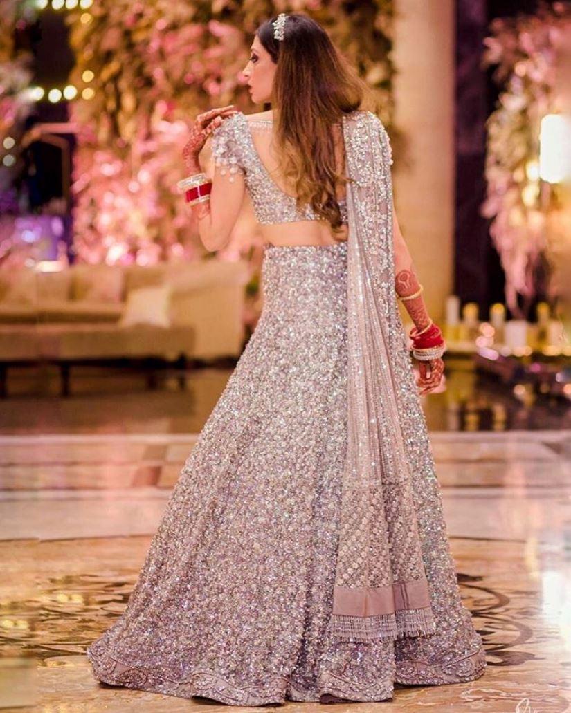 13 Sequin Lehenga Designs For The New Age Bridal Bling