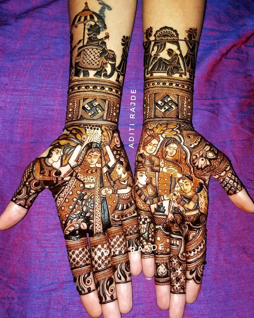 Kanyadaan Mehndi Design