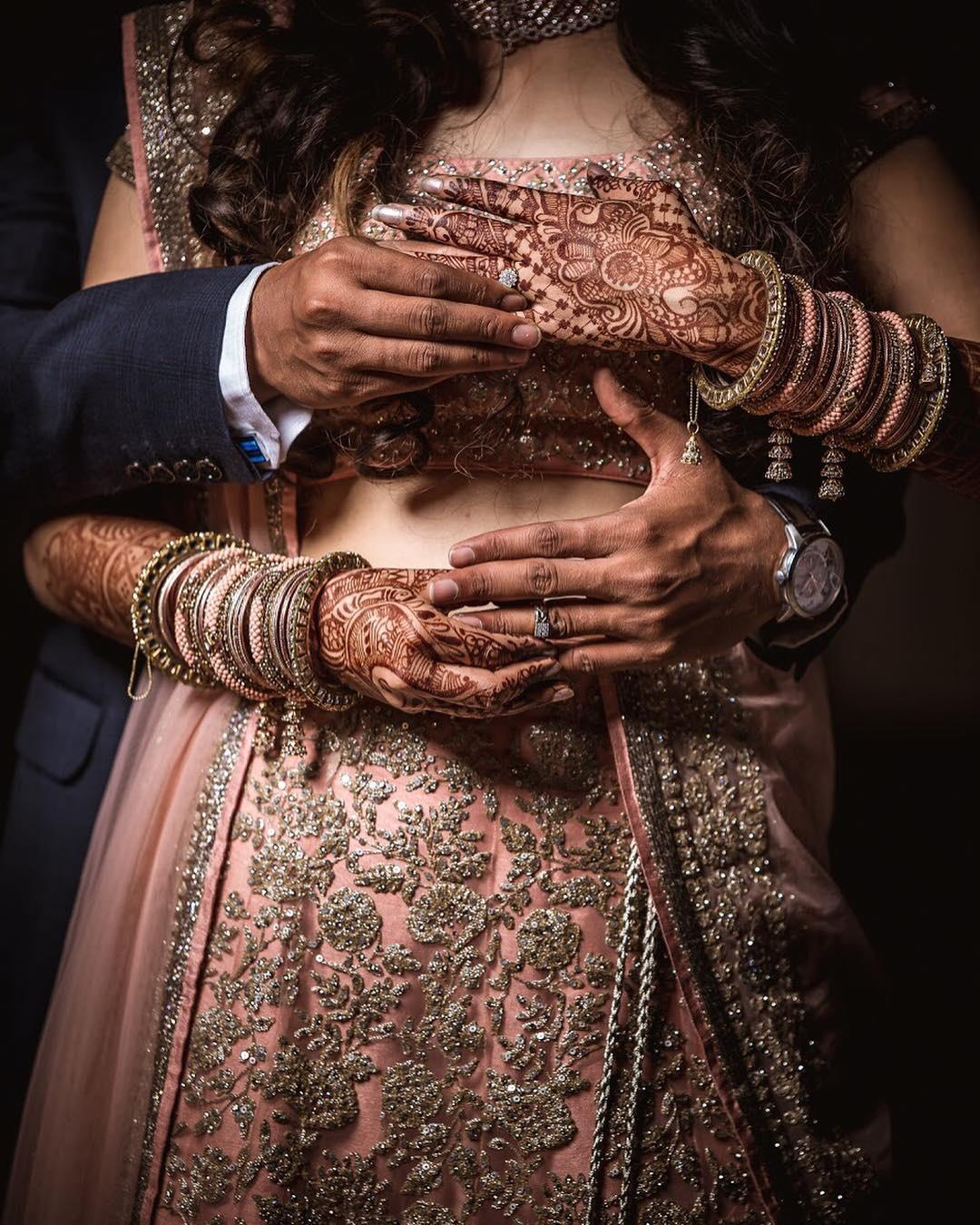 An Indian bride and groom their Shows Engagement Rings during a Hindu  wedding ritual 31703273 Stock Photo at Vecteezy