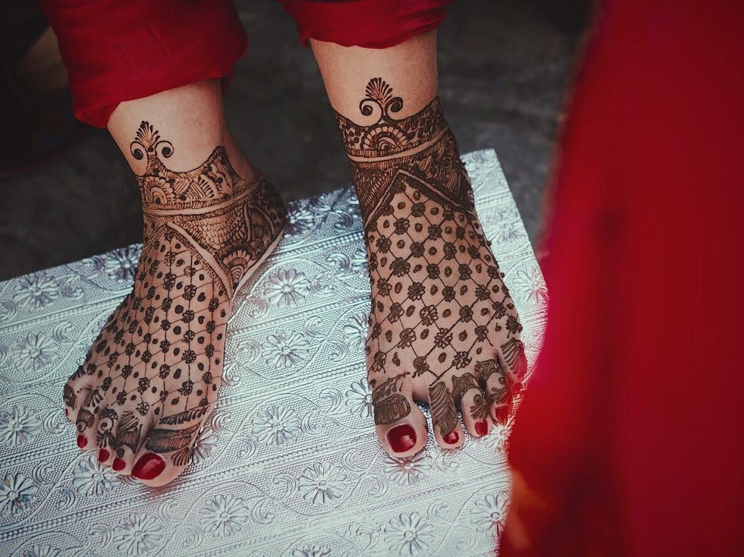 Feet Mehndi Designs - YouTube