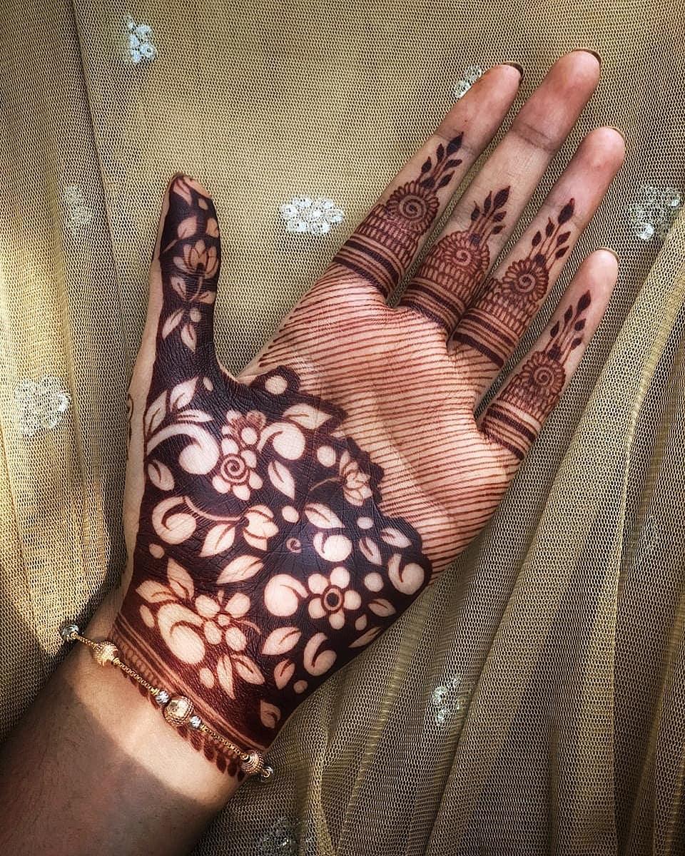 Half Hand Mehndi Design - Mehndi Design