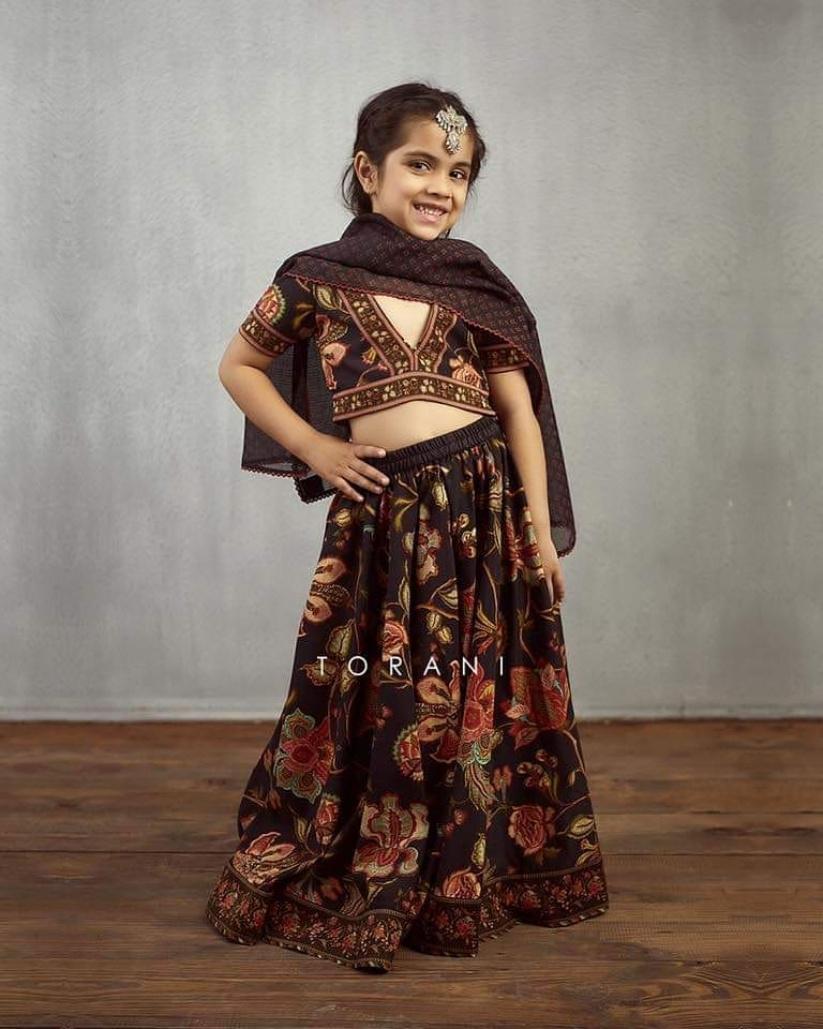 Beautiful Designer Kid's Lehenga Choli – Anant Tex Exports Private Limited