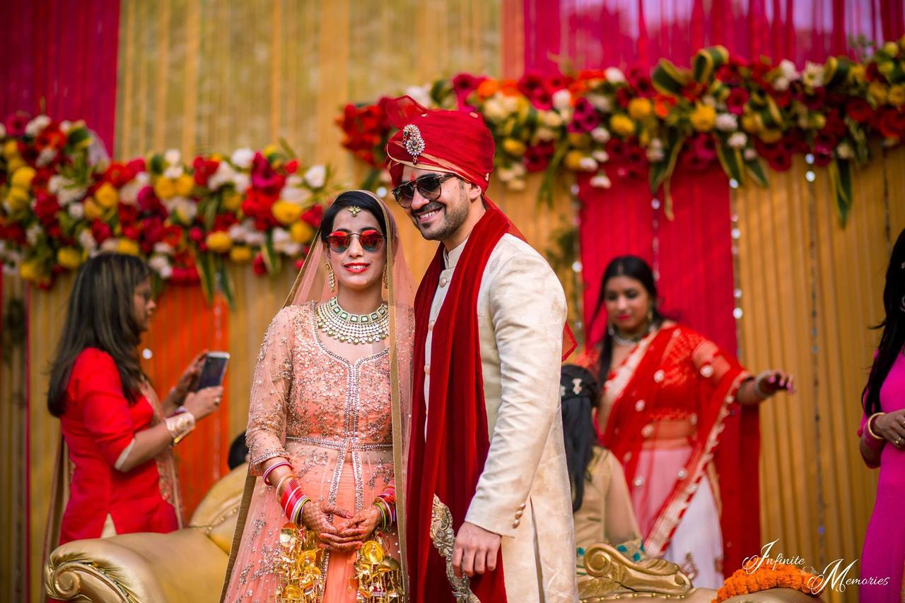 Meet This Couple Who Had A Punjabi Wedding With Designer Outfits And Pin  Worthy Entry