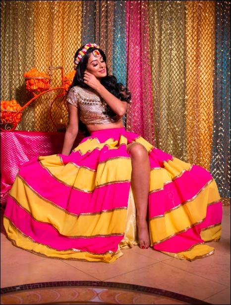 Buy Pink color georgette designer lehenga choli at fealdeal.com