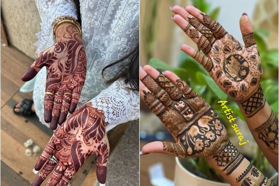  Front Hand Mehndi Designs