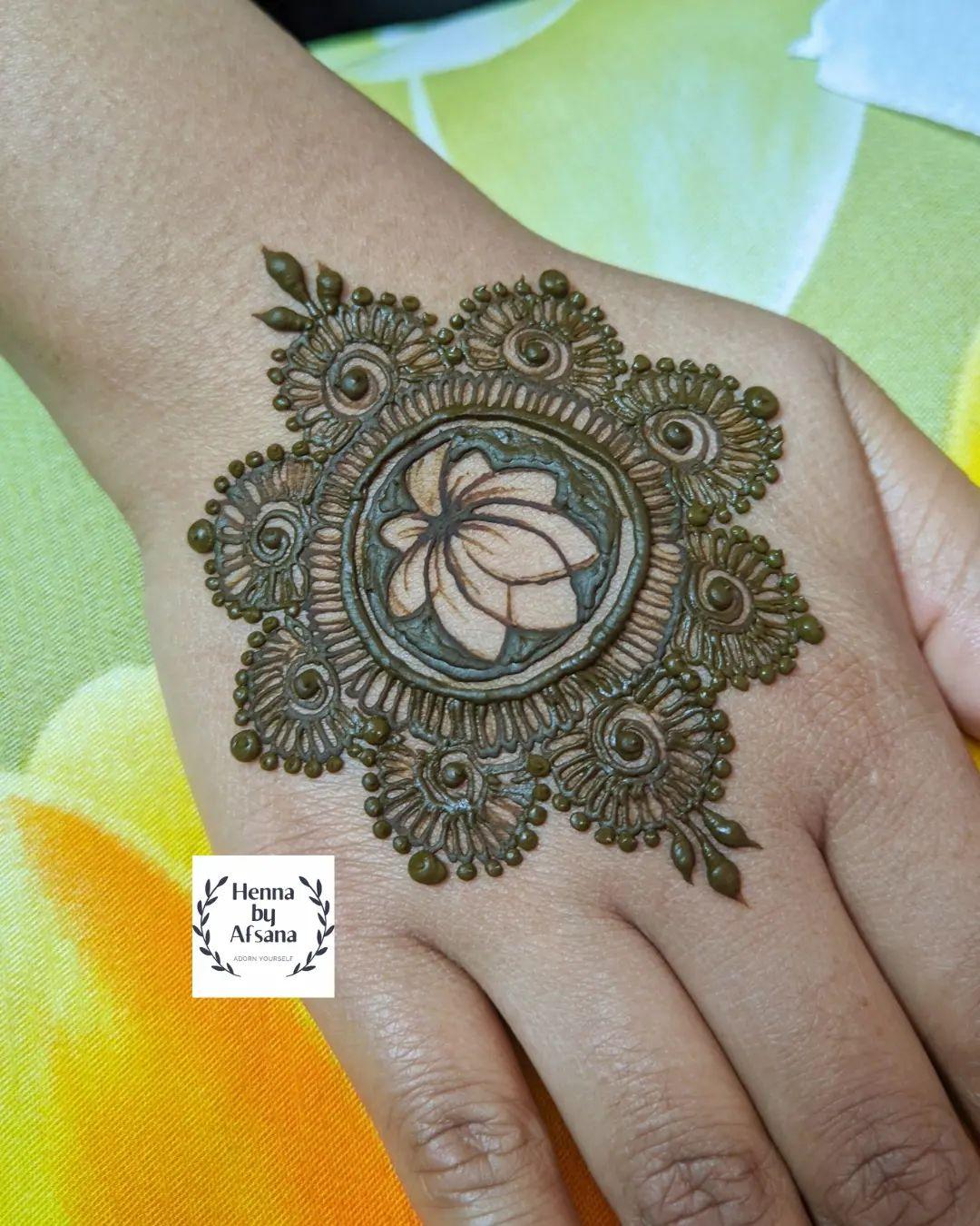 Mehndi Henna design wedding monochrome png  PNGEgg
