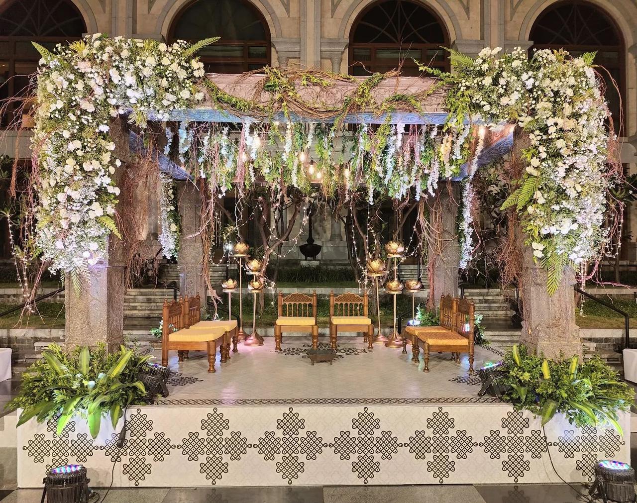 Enchanted Forest for Thread Ceremony Mandap Design