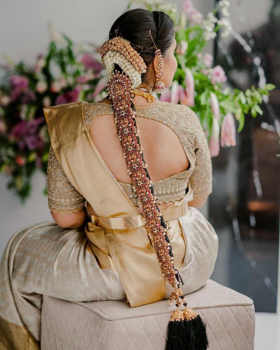 Poola Jada as The Perfect Hair Accessory For South Indian Weddings