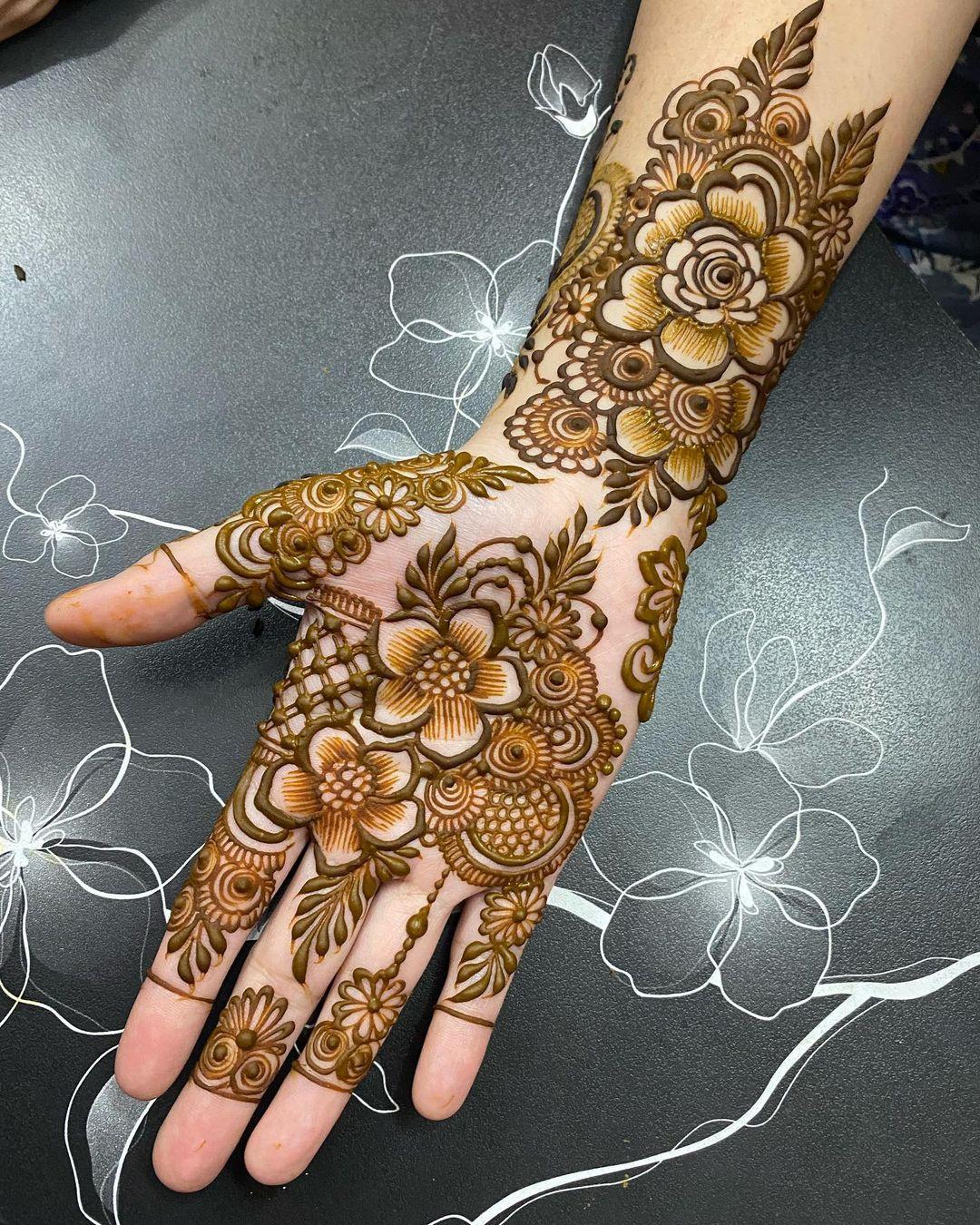 50+ Back Hand Mehndi Designs for Weddings and Festivals-sonthuy.vn