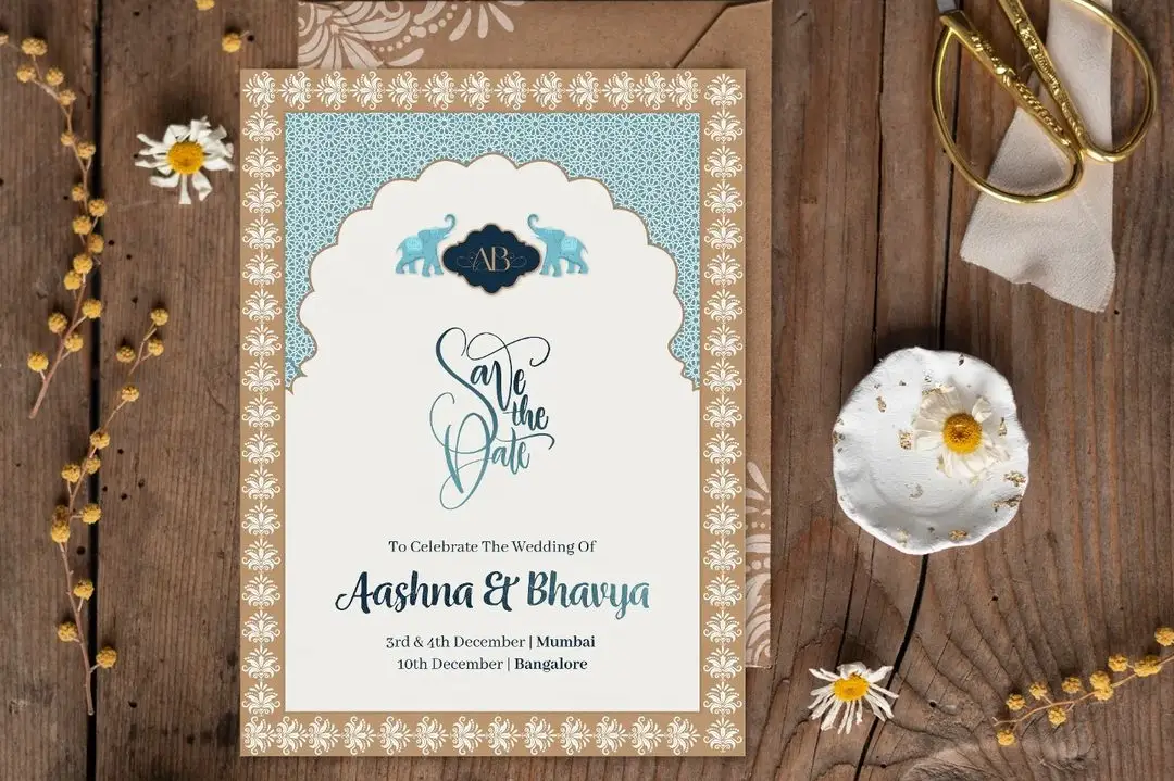 Destination Wedding Invitation Two Countries One Love 