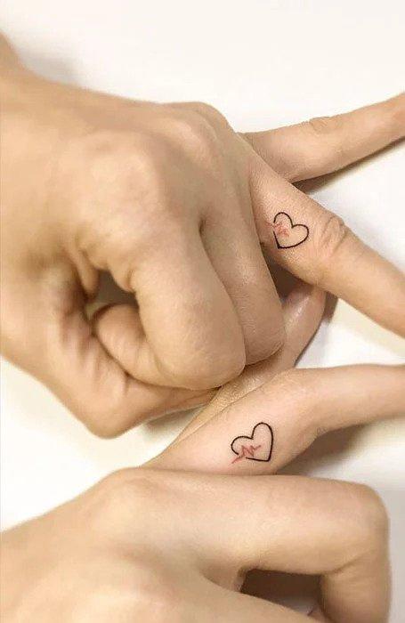tattoos, couple tattoos and couple tattoo goals - image #6841606 on  Favim.com