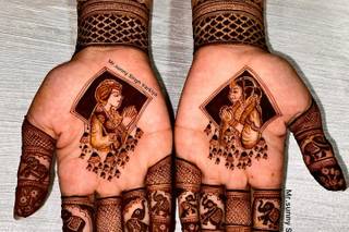 mehndi design for half hand