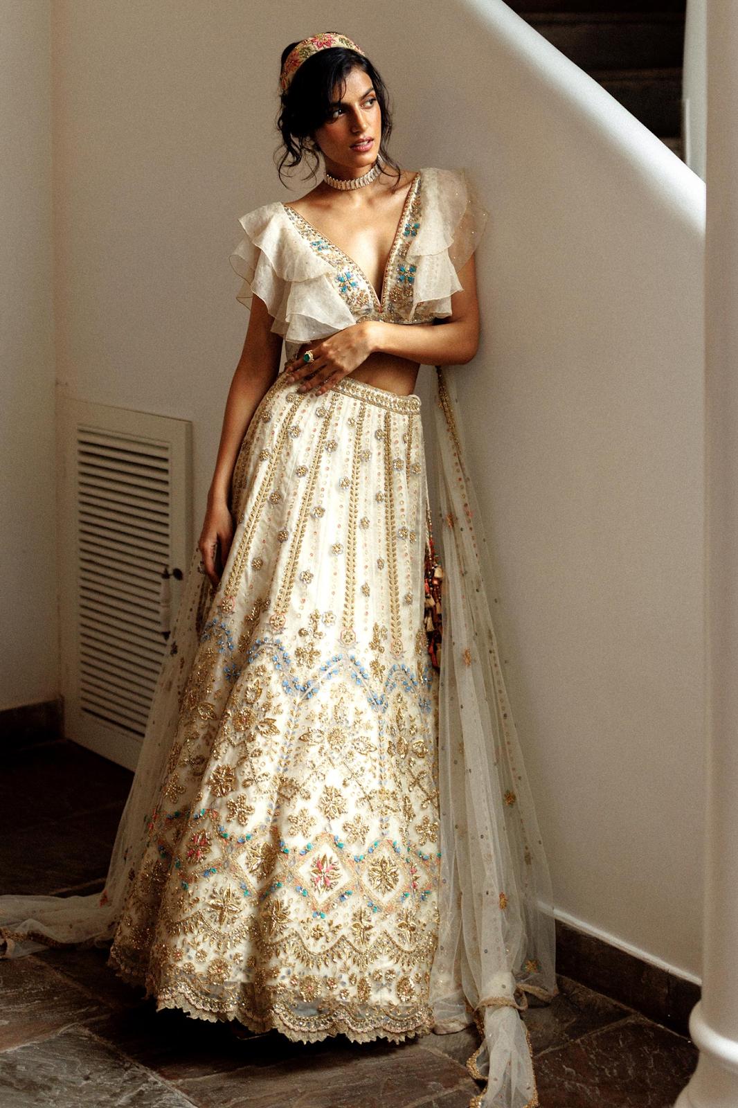 Buy White Latest Pakistani Indian Wedding Dresses Embroidery Online in India  - Etsy | Indian wedding dress, Couture wedding, Bridal dresses