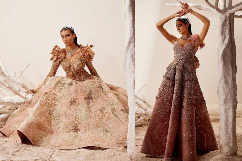 125+ Gown Designs From the Wonder Palette for the Season-specific Picks