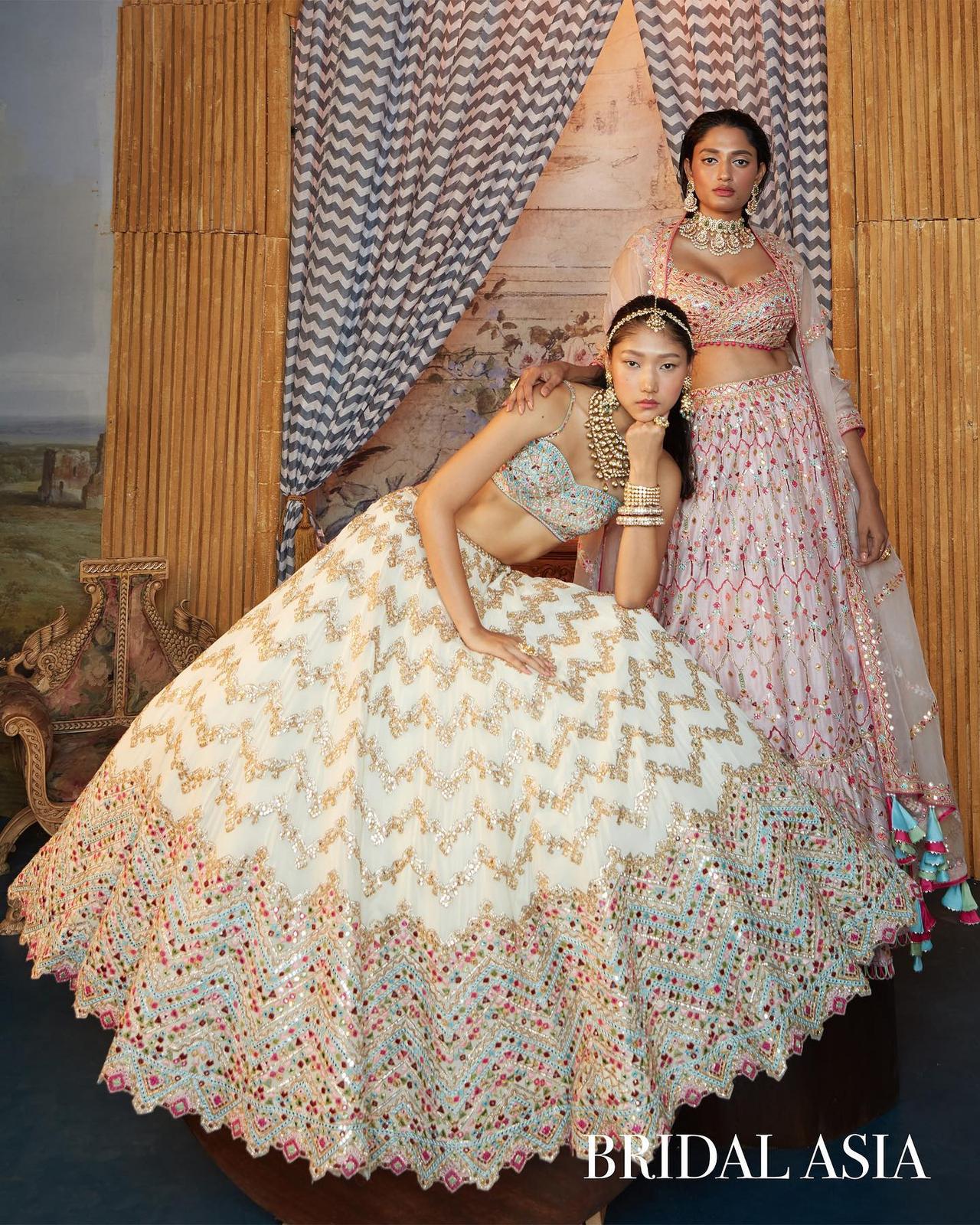 Shop White Bridal Lehenga for Women Online from India's Luxury Designers  2024