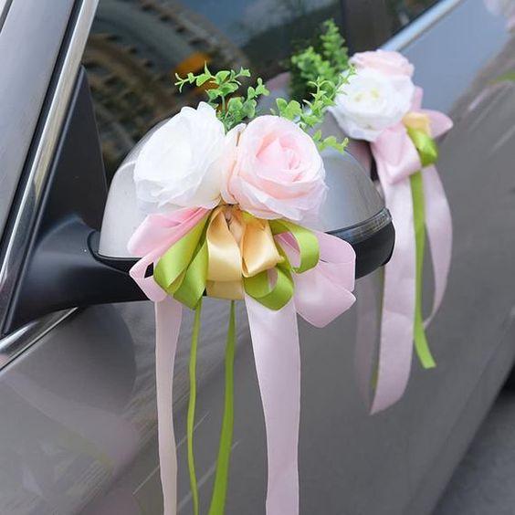 Wedding Car Decorations Kit Flower Decor Weding Fair Artificial