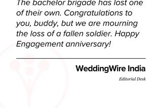 Funny Engagement Anniversary Wishes