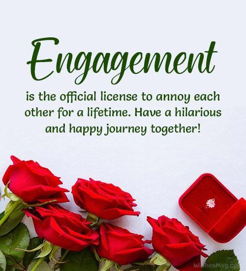 engagement wishes for friend