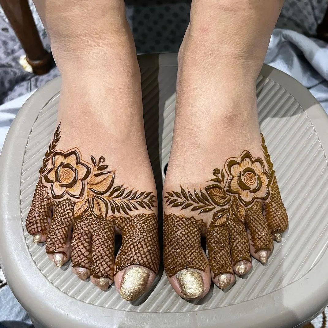 henna designs for feet