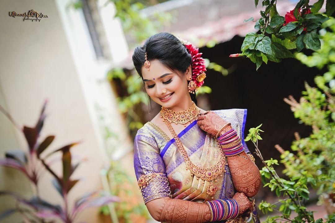 Actress Sneha prasanna looks pretty in a yellow silk saree! |  Fashionworldhub