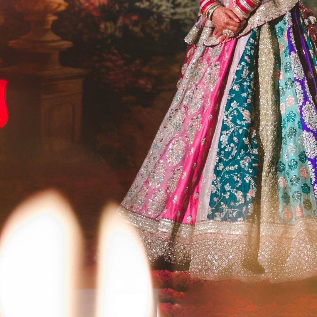 6 day dandiya ♥️ Old saree make lehenga choli #fashiondesigner #stitch  #model | Instagram