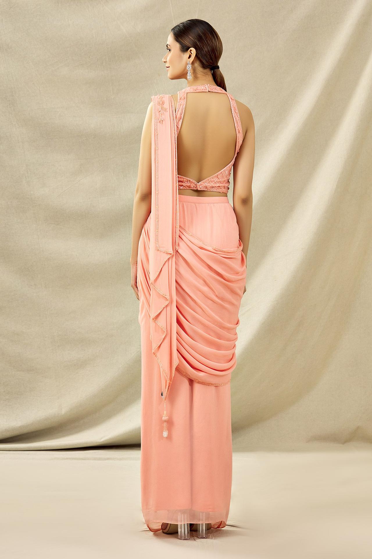 Saree Gown - Etsy