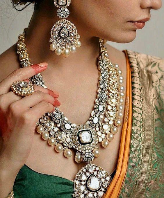 uncut diamond polki jewellery