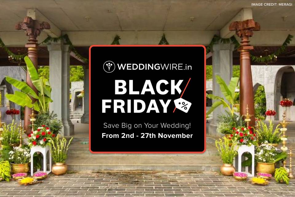 Black friday wedding sale