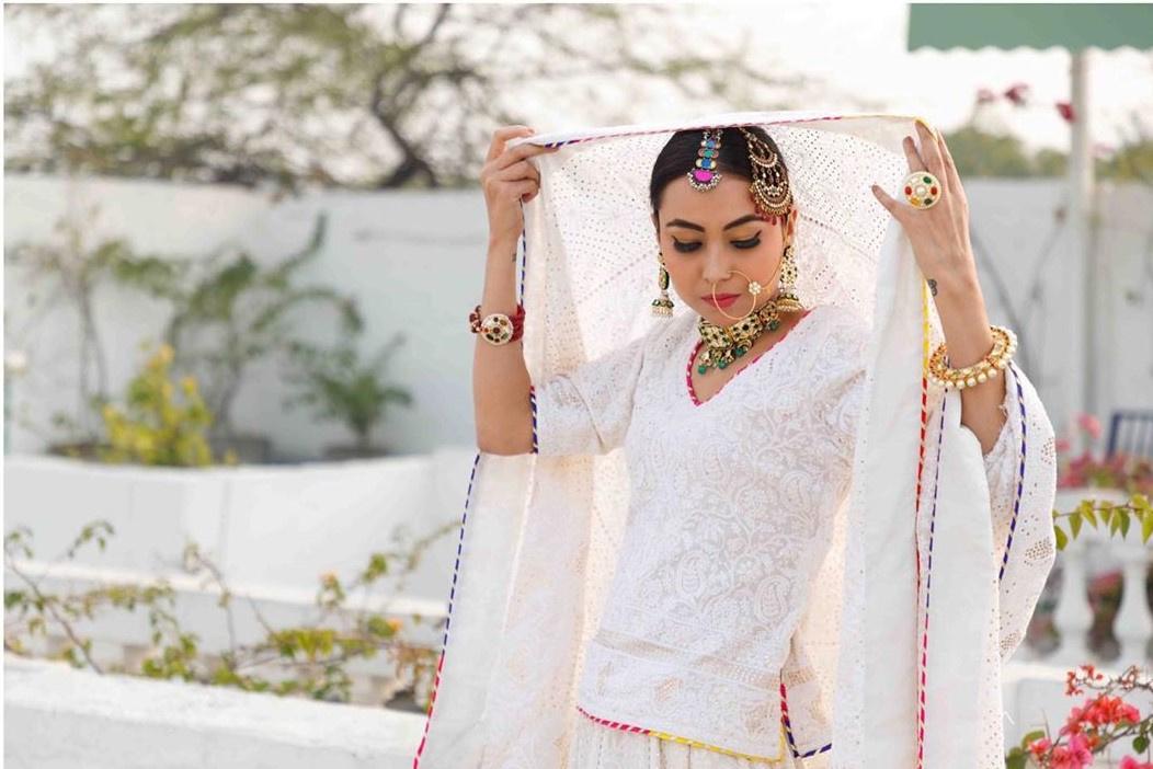 Classic White Chikankari Kurta