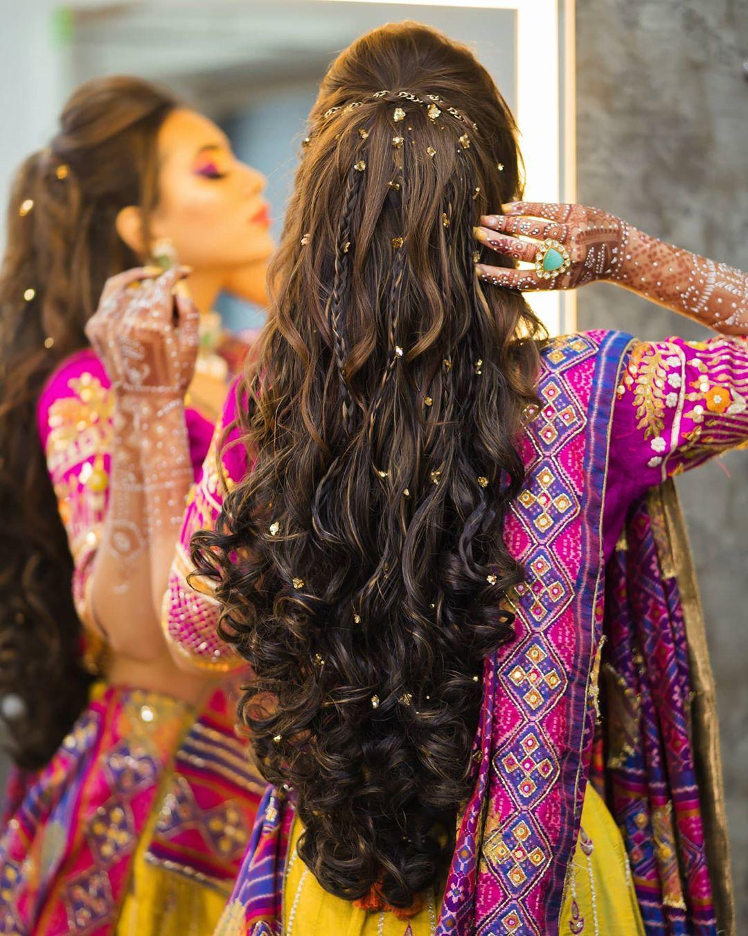 Indian Bridal Hairstyles For Sangeet - K4 Fashion