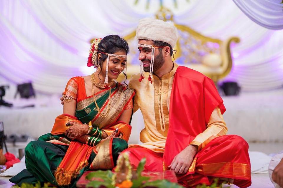 Stunning Real Couples Who wore Sabyasachi Outfits & Looked Like Royalties |  WeddingBazaar