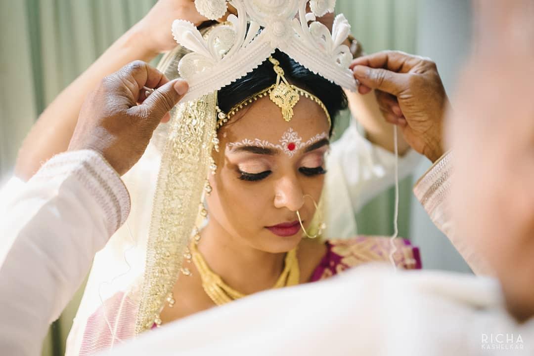 Want! Wedding saree | Asian wedding dress, Bengali wedding dress, Bengali  wedding