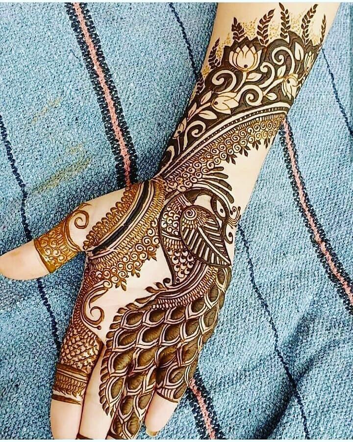 karva chauth mehndi design