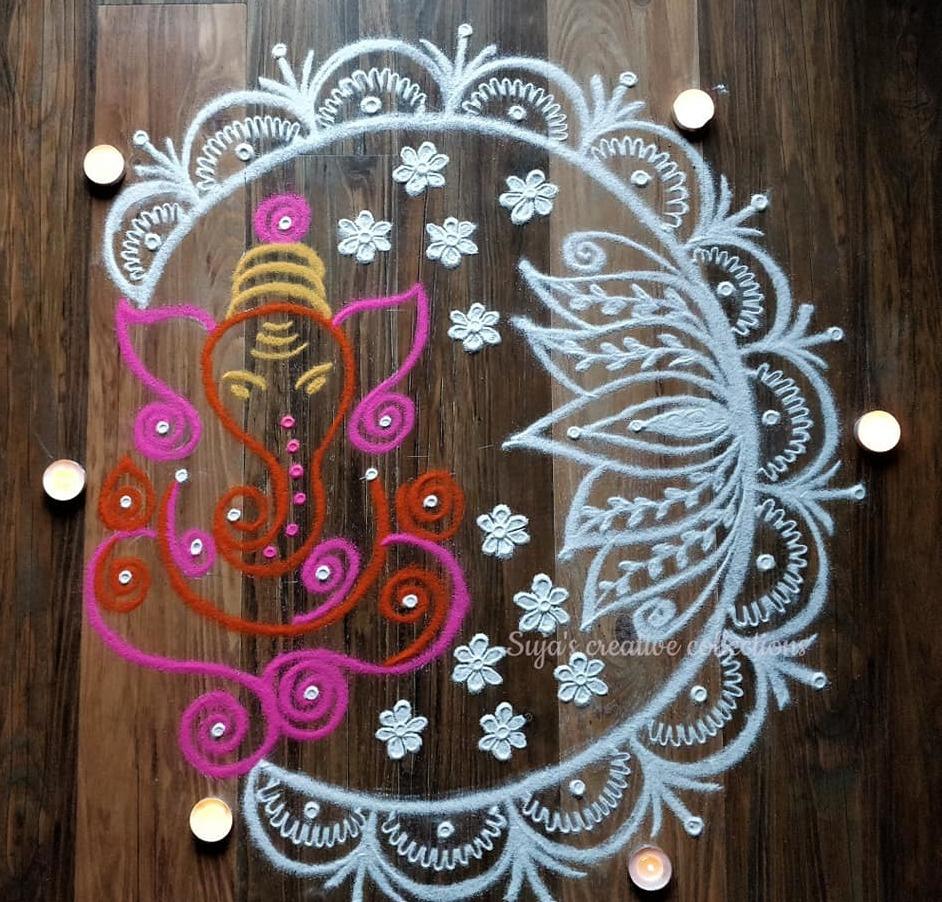 Rangoli Design Stock Illustration - Download Image Now - Abstract, Art,  Backgrounds - iStock