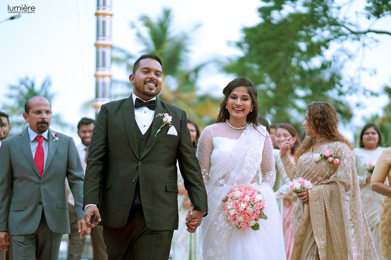 Bridal Saree | Christian Wedding Outfit