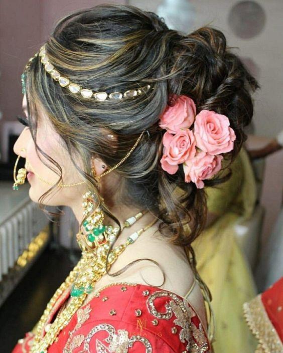 Stylish Hair Juda, for For Bride Concept