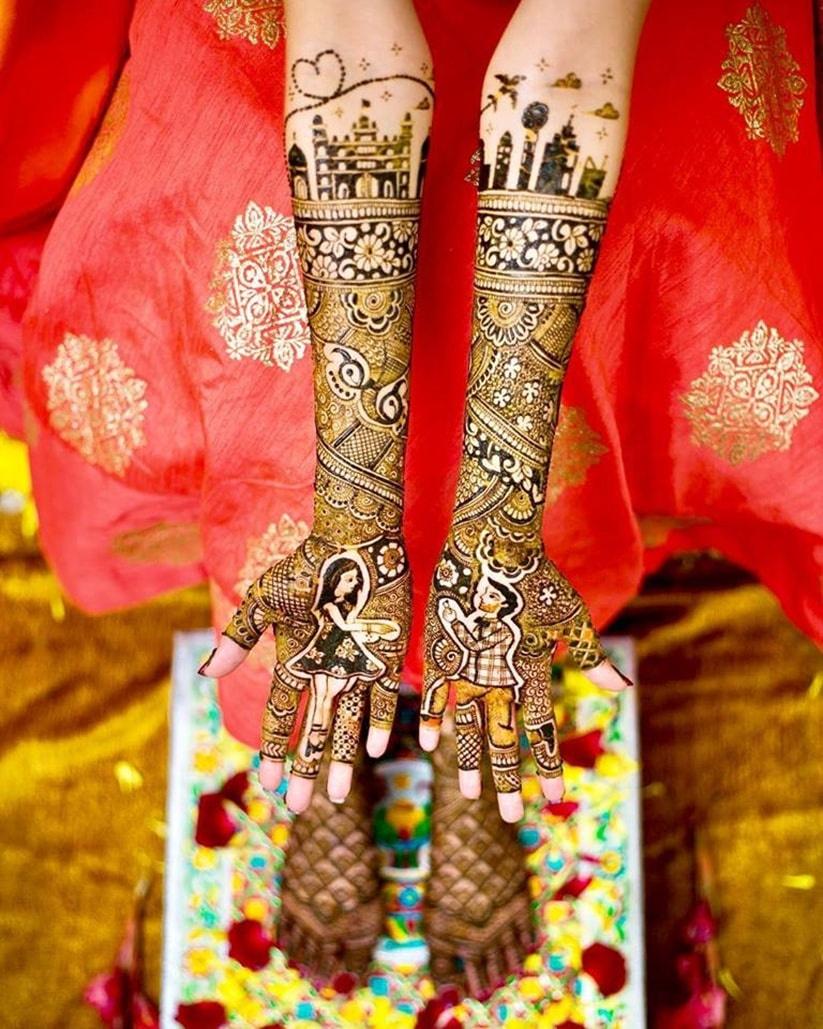 Full hand bridal mehndi design | Full hand mehndi designs, Latest bridal  mehndi designs, Wedding mehndi designs