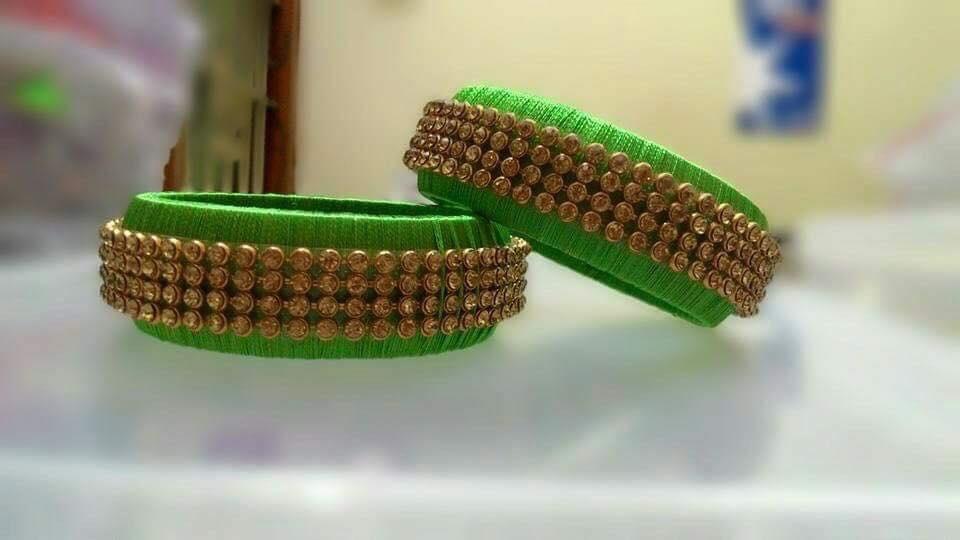 silk thread bangles 